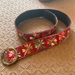 Circa 1973 embroidered belt.